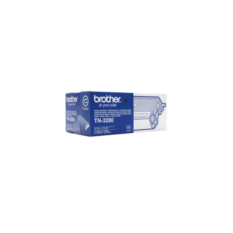 Tóner original brother tn-3280 alta capacidad/ negro