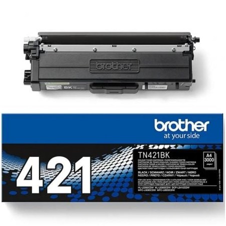 Tóner original brother tn-421bk/ negro