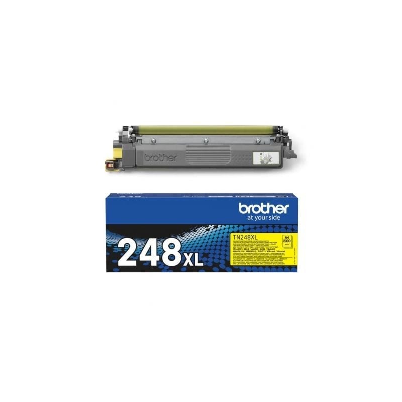 Tóner original brother tn248xly alta capacidad/ amarillo