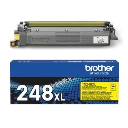 Tóner original brother tn248xly alta capacidad/ amarillo