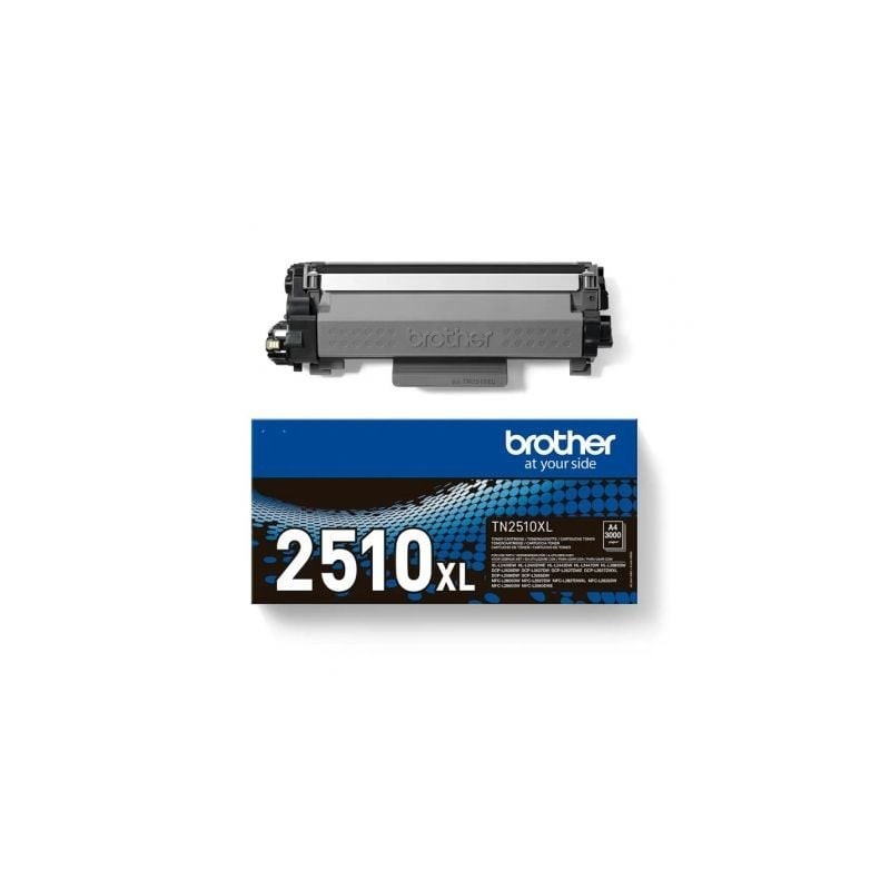 Tóner original brother tn2510xl alta capacidad/ negro
