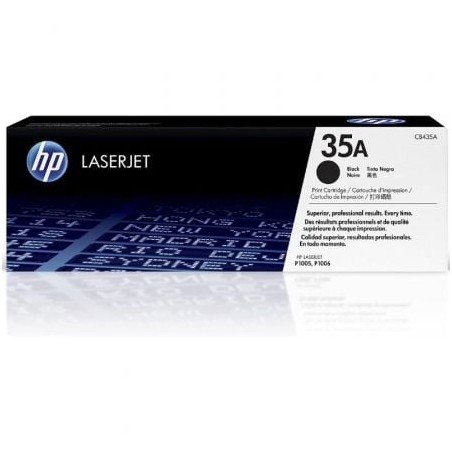 Tóner original hp nº35a/ negro