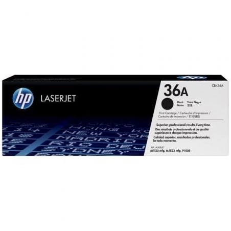 Tóner original hp nº36a/ negro