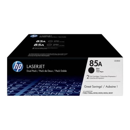 Toner original hp nº85a multipack/ 2x negro