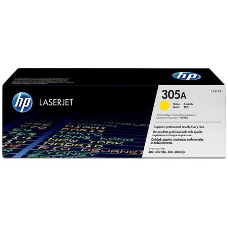 Tóner original hp nº305a/ amarillo