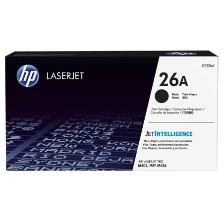 Tóner original hp nº26a/ negro