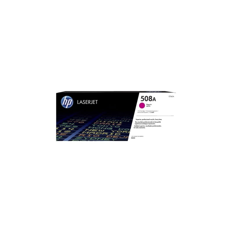 Tóner original hp nº508a/ magenta