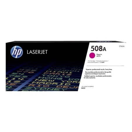 Tóner original hp nº508a/ magenta