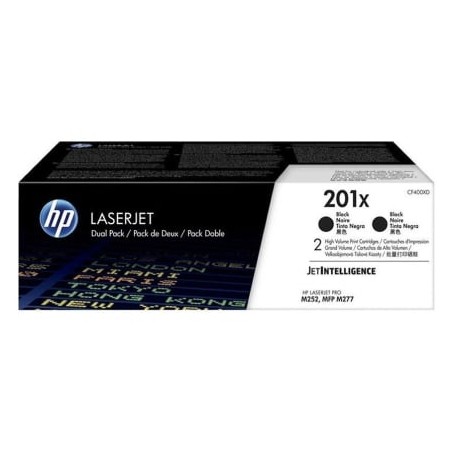Tóner original hp nº201x xl alta capacidad multipack/ 2x negro