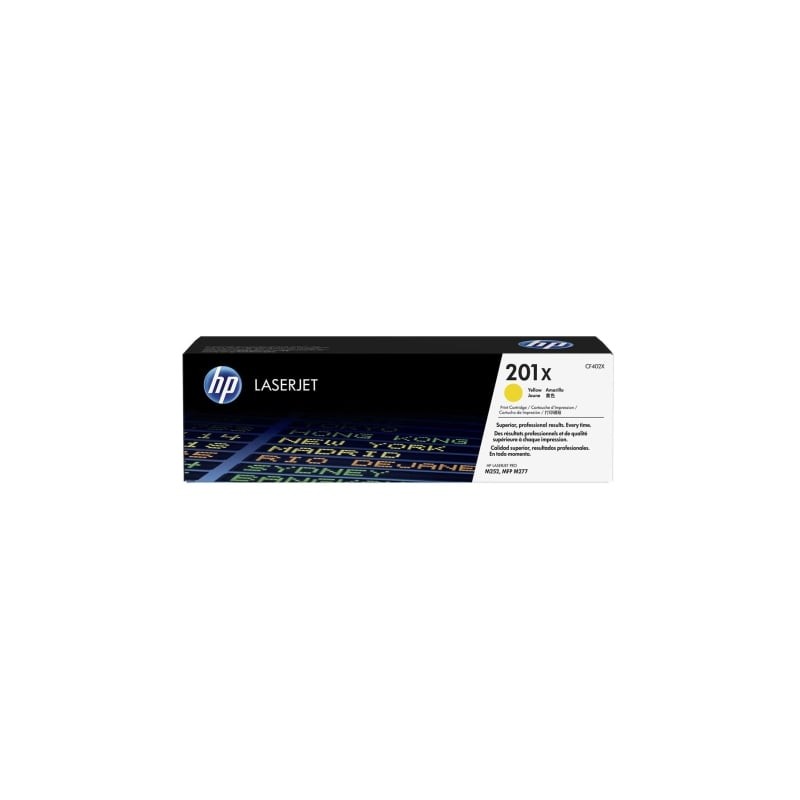 Tóner original hp nº201x xl alta capacidad/ amarillo
