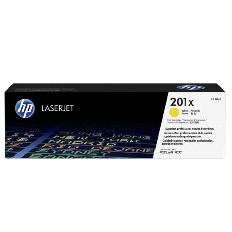 Tóner original hp nº201x xl alta capacidad/ amarillo