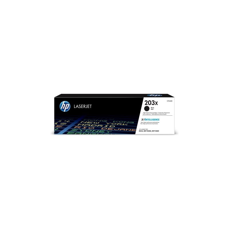 Tóner original hp nº203x xl alta capacidad/ negro