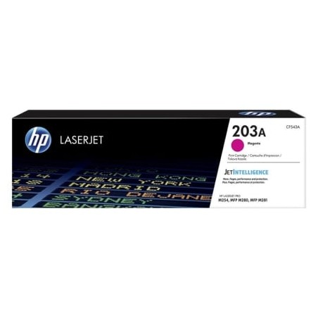 Tóner original hp nº203a/ magenta