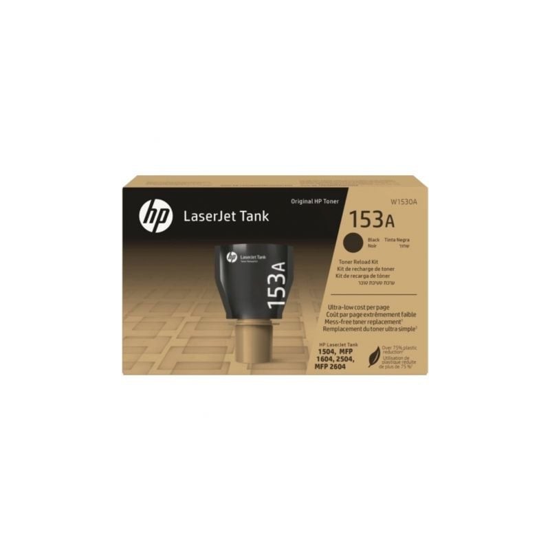 Kit de recarga tóner original laserjet tank nº153a/ negro