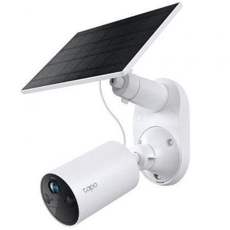 Cámara de videovigilancia tp-link tapo tc82 kit/ visión nocturna/ control desde app/ incluye panel solar