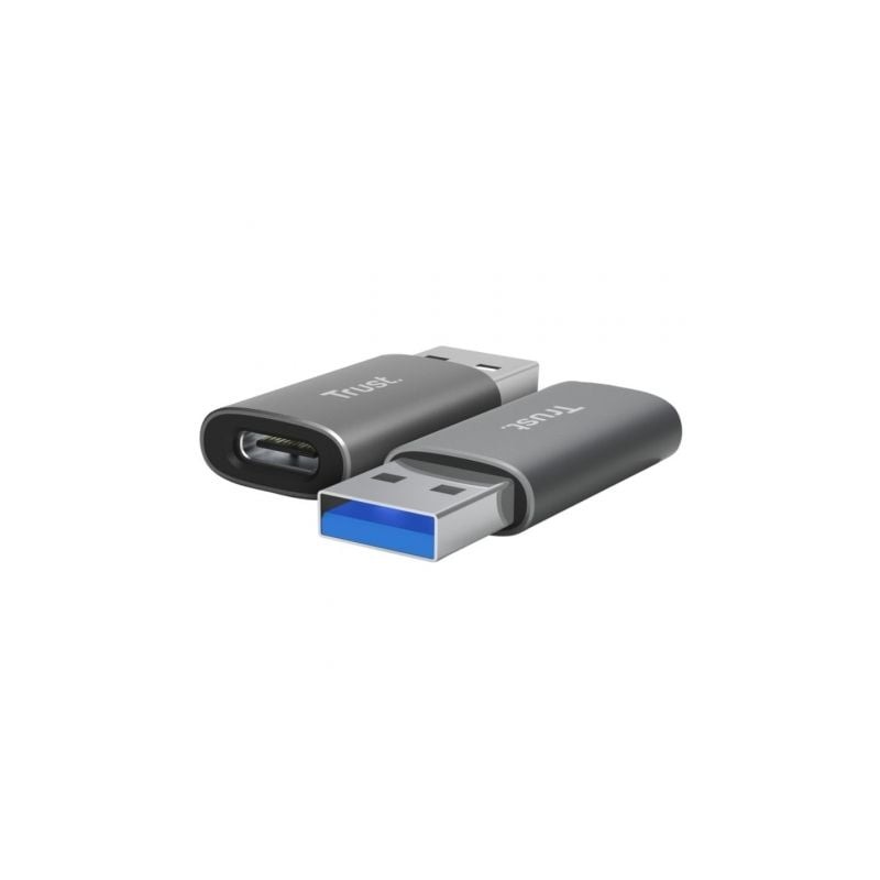 Adaptador usb 3.2 gen2 trust calyx / usb tipo-c hembra - usb macho