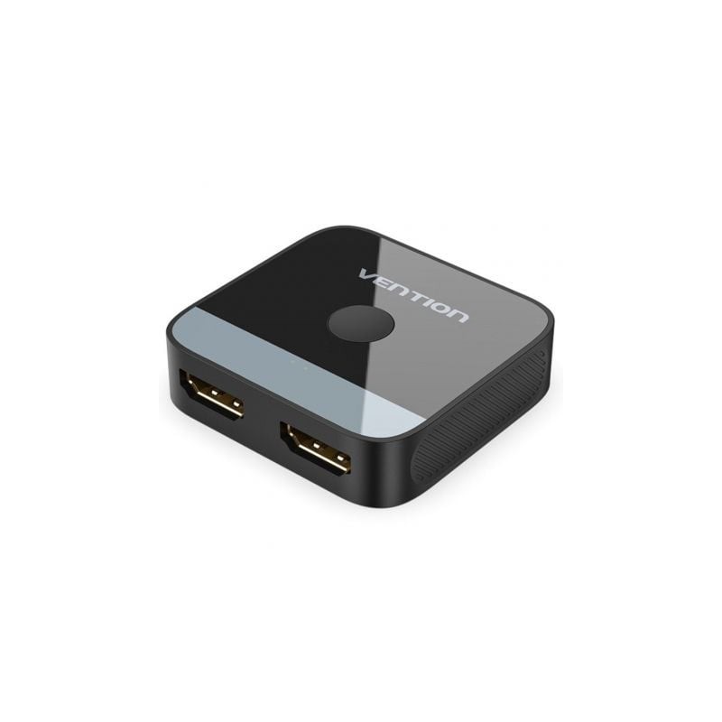 Switch conmutador 4k hdmi 2.0 bidireccional vention akob0 hdmi hembra - 2x hdmi hembra