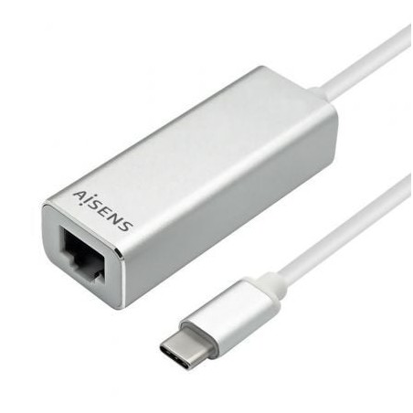 Adaptador usb tipo-c - rj45 aisens a109-0341/ 1000mbps