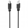 Cable alargador usb 2.0 con amplificador aisens a101-0881/ usb macho - usb tipo-b macho/ 10m/ negro
