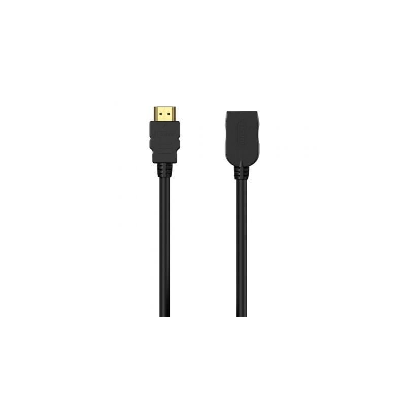 Cable alargador hdmi aisens a120-0547/ hdmi macho - hdmi hembra/ hasta 10w/ 2250mbps/ 5m/ negro