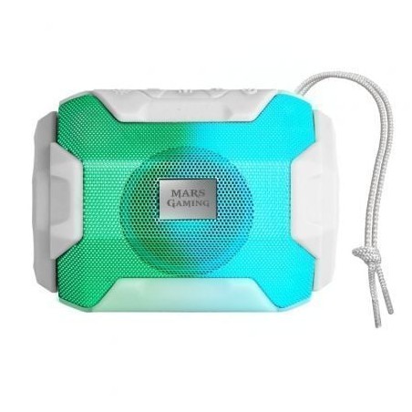 Altavoz con bluetooth mars gaming msbaxw/ 10w/ 1.0/ blanco