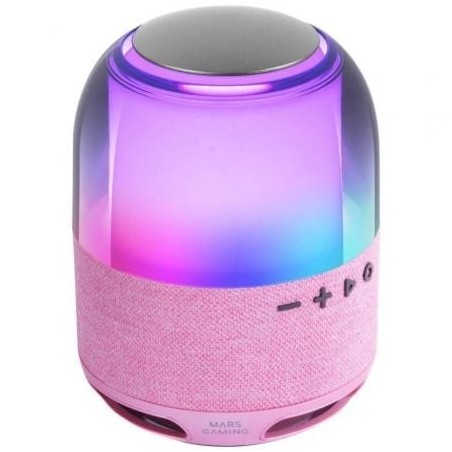 Altavoz con bluetooth mars gaming ms-flow/ 15w/ 1.0/ rosa