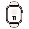 Apple watch series 11/ gps/ 46mm/ oro rosa/ correa deportiva rosa rubor (m/l)