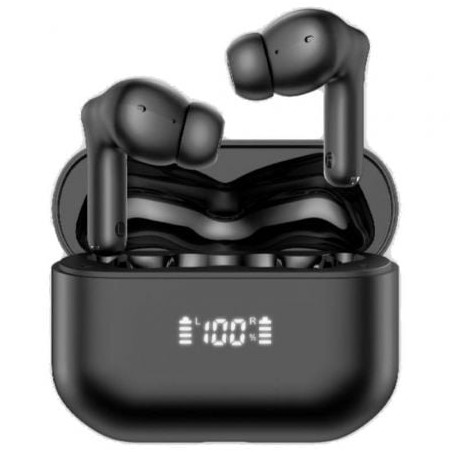 Auriculares bluetooth daewoo dw2022 con estuche de carga/ autonomía 5h/ negros