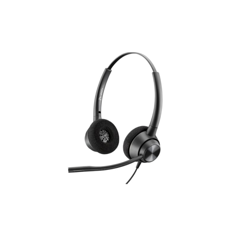 Auriculares poly encorepro 320/ con micrófono/ qd/ negros