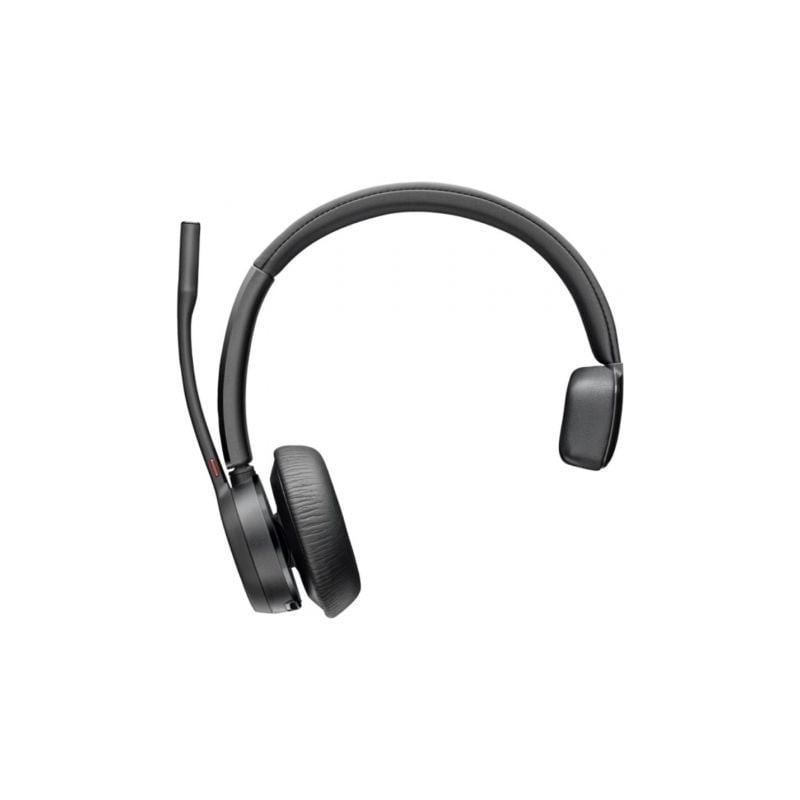 Auricular inalámbrico poly voyager 4310 para microsoft teams + adaptador bt700/ con micrófono/ bluetooth/ negro