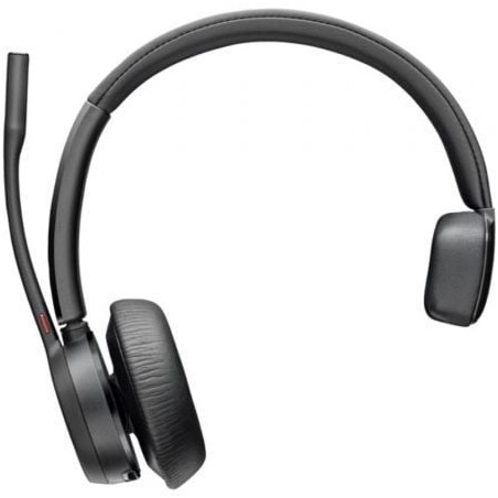 Auricular inalámbrico poly voyager 4310 para microsoft teams + adaptador bt700/ con micrófono/ bluetooth/ negro