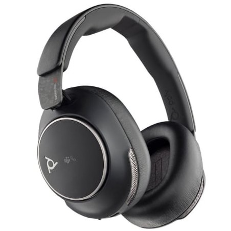 Auriculares inalámbricos poly voyager surround 80 uc usb tipo-c + adaptador usb-c/a/ con micrófono/ bluetooth/ negros