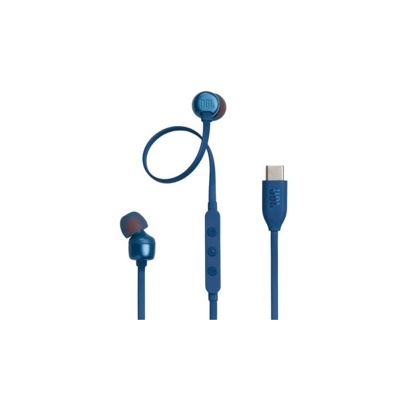 Auriculares intrauditivos jbl tune 310c/ con micrófono/ azules