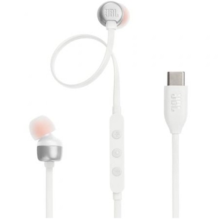 Auriculares intrauditivos jbl tune 310c/ con micrófono/ blancos