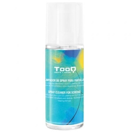 Kit limpiador de pantallas tooq tqsc0016/ spray 150ml + paño microfibra