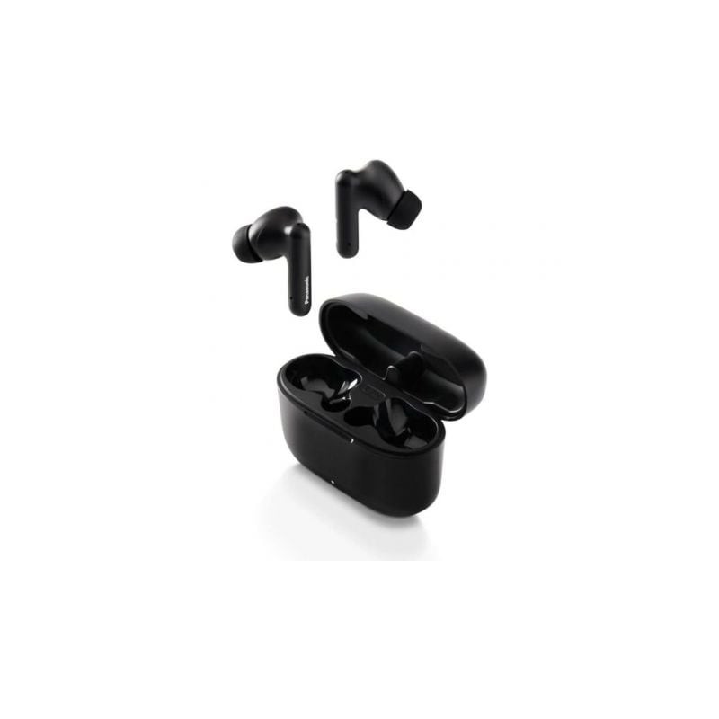 Auriculares bluetooth panasonic rz-b110w con estuche de carga/ autonomía 6h/ negros