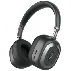 Auriculares inalámbricos qubo hd-100/ con micrófono/ bluetooth/ negros