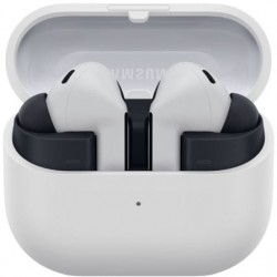 Auriculares bluetooth samsung galaxy buds 3 fe r420 con estuche de carga/ autonomía 8.5h/ gris
