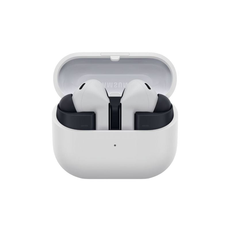 Auriculares bluetooth samsung galaxy buds 3 fe r420 con estuche de carga/ autonomía 8.5h/ gris
