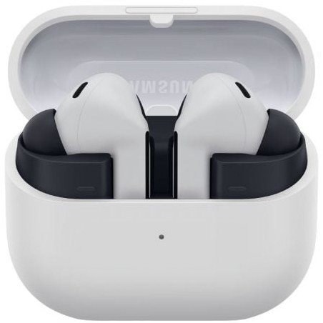 Auriculares bluetooth samsung galaxy buds 3 fe r420 con estuche de carga/ autonomía 8.5h/ gris
