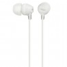 Auriculares intrauditivos sony mdrex15lpw/ jack 3.5/ blancos