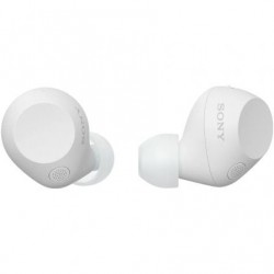 Auriculares bluetooth sony wf-c710n con estuche de carga/ autonomía 12h/ blancos
