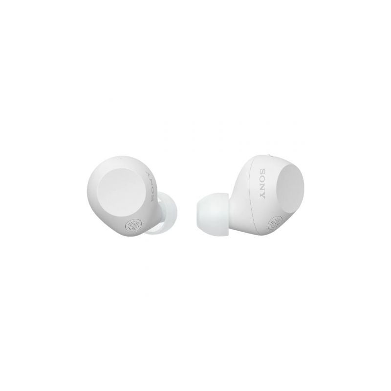 Auriculares bluetooth sony wf-c710n con estuche de carga/ autonomía 12h/ blancos