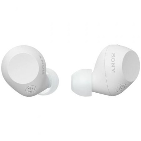 Auriculares bluetooth sony wf-c710n con estuche de carga/ autonomía 12h/ blancos