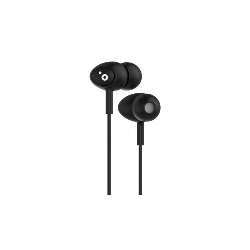 Auriculares intrauditivos sunstech pops/ con micrófono/ jack 3.5/ negros
