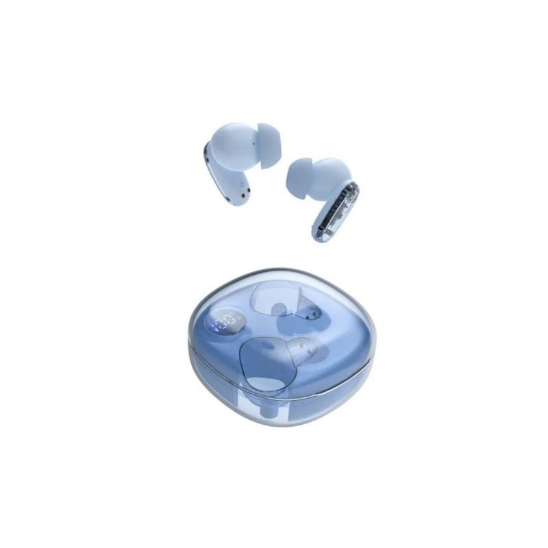 Auriculares bluetooth mars gaming mhib2 con estuche de carga/ autonomía 7h/ azules