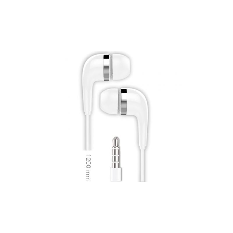 Auriculares intrauditivos tech one tec2905/ con micrófono/ jack 3.5/ blancos