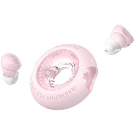 Auriculares bluetooth vention nbrp0 con estuche de carga/ autonomía 6h/ rosas