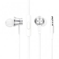 Auriculares intrauditivos xiaomi mi in ear basic/ con micrófono/ jack 3.5/ plateados