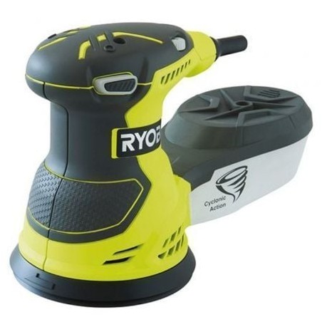 Lijadora excéntrica ryobi ros300/ 300w/ incluye 5 lijas